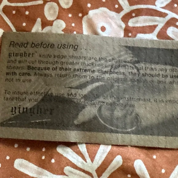 Applique Scissors G-6R 6” - Picture 3 of 10